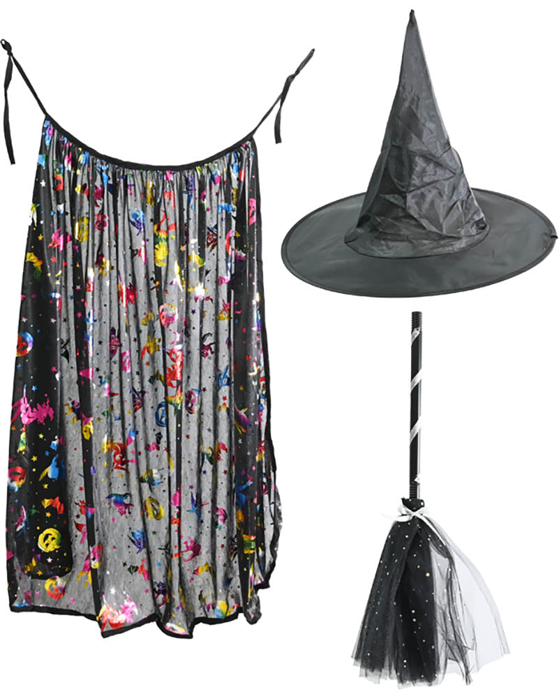 Witch Kids Accessory Set For Halloween