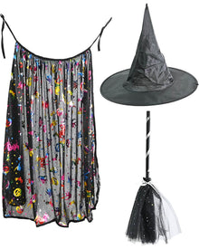 Witch Kids Accessory Set For Halloween