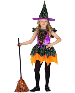 Swirl Witch Girls Costume