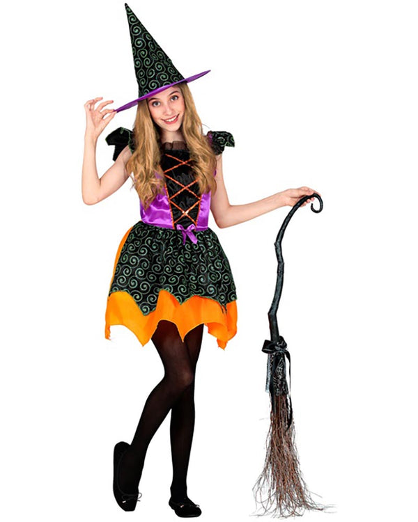 Swirl Witch Girls Costume