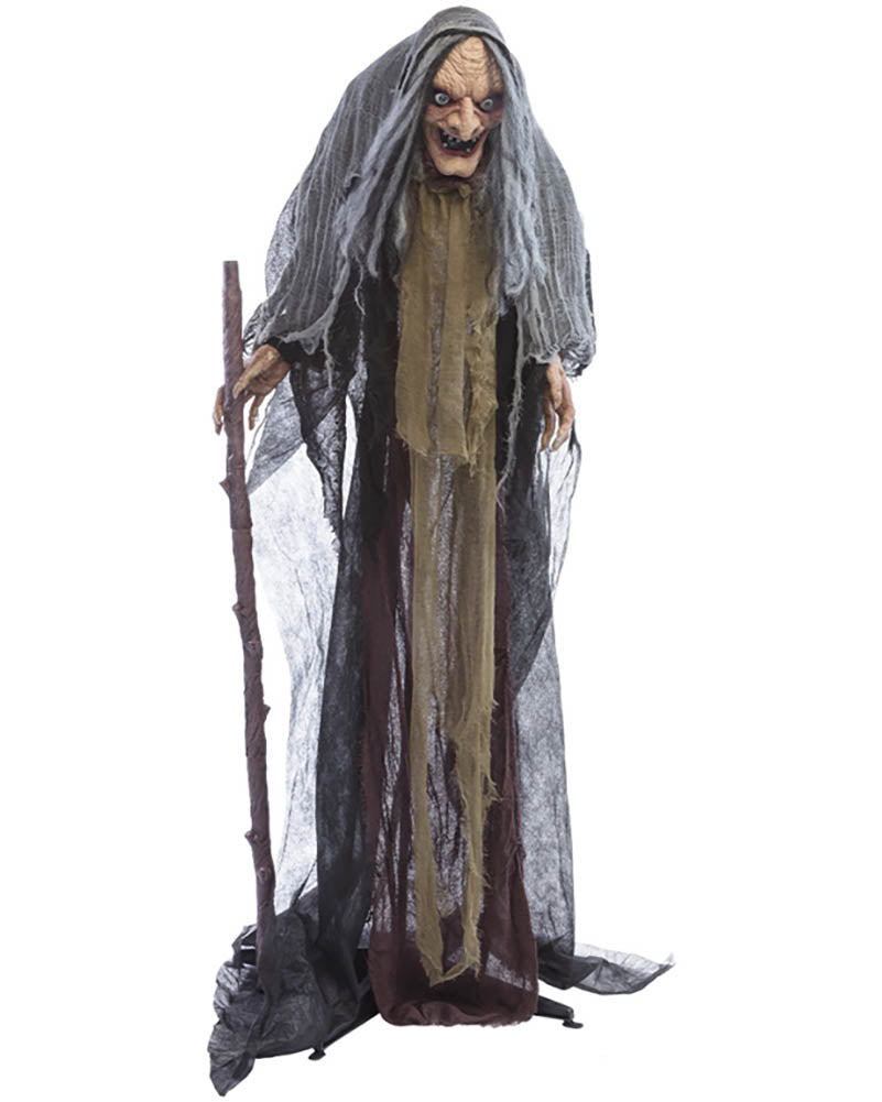 Witch Orenda Standing Animated Halloween Decoration 1.6m