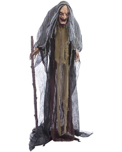 Witch Orenda Standing Animated Halloween Decoration 1.6m