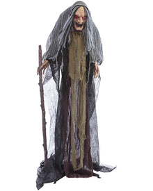 Witch Orenda Standing Animated Halloween Decoration 1.6m