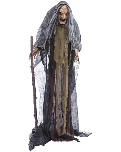 Witch Orenda Standing Animated Halloween Decoration 1.6m