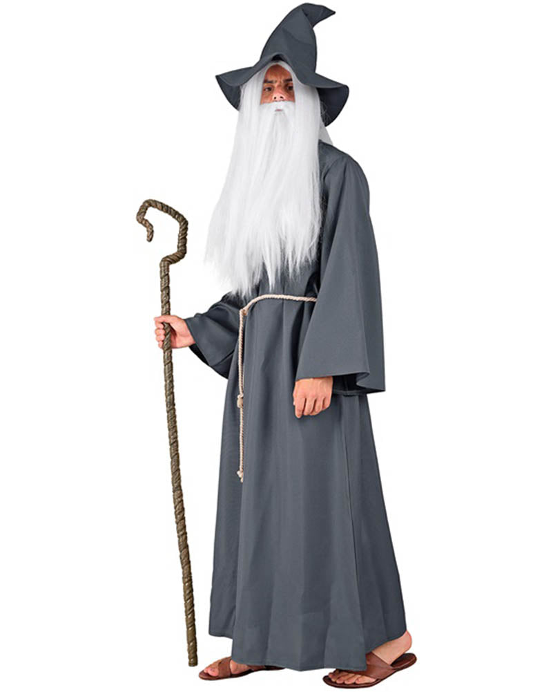 Grey Wizard Mens Costume