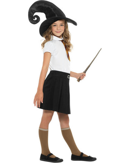Wizard Hat Tie and Wand Kids Set