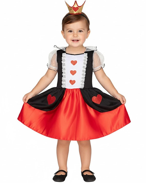 Wonderland Queen of Hearts Deluxe Toddler Costume