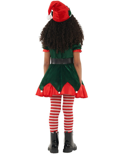 Workshop Elf Dress Green Girls Costume