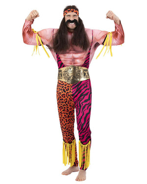Wrestler Muscle Chest Deluxe Mens Costume