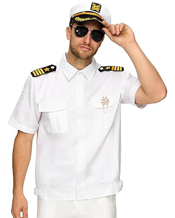 Yacht Captain Mens Costume