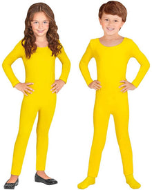 Yellow Bodysuit Kids Halloween Costume