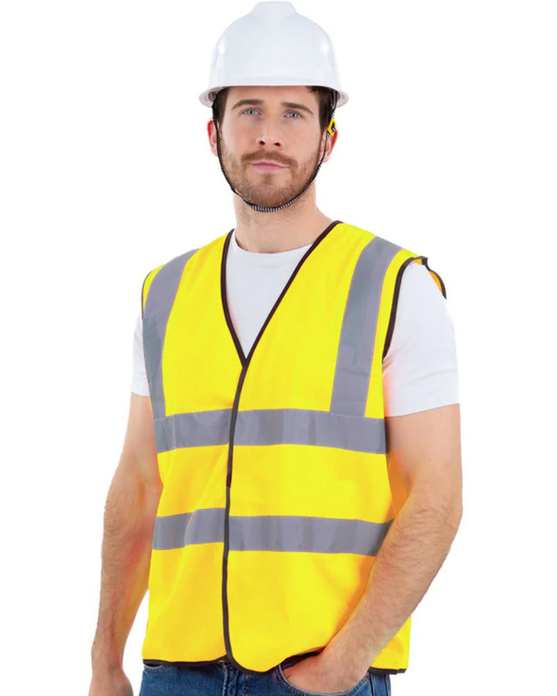 Yellow Construction High Vis Adult Vest