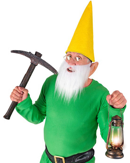 Yellow Dwarf Hat Beard And Ears Set
