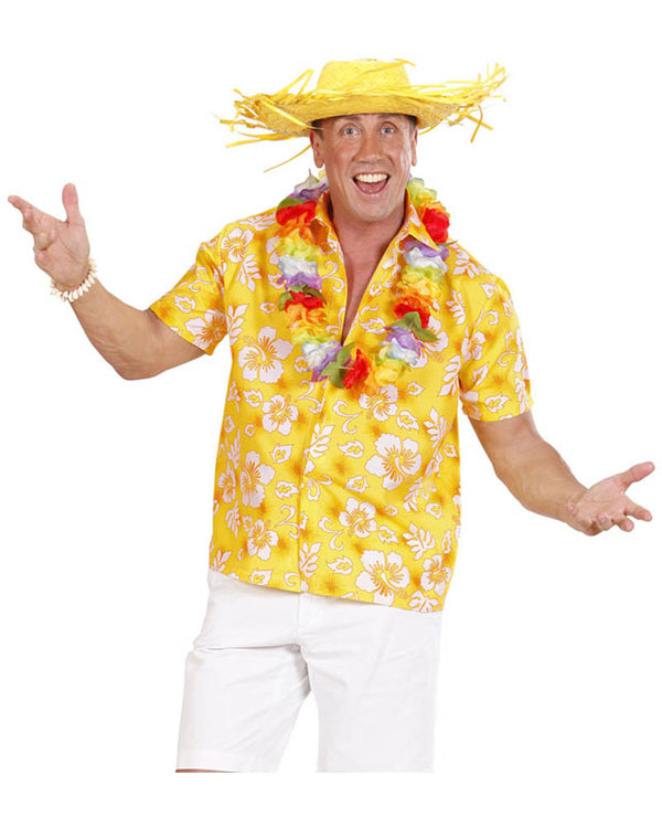 Yellow Hawaiian Mens Shirt