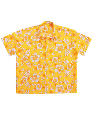 Yellow Hawaiian Mens Shirt