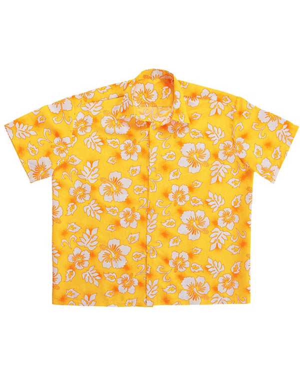 Yellow Hawaiian Mens Shirt
