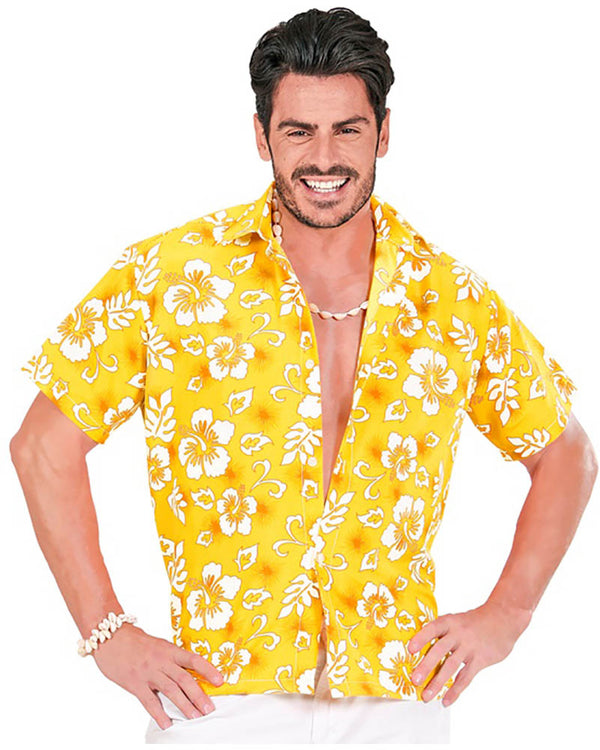 Yellow Hawaiian Mens Shirt