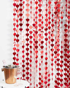 You and Me Heart Shaped Party Backdrop