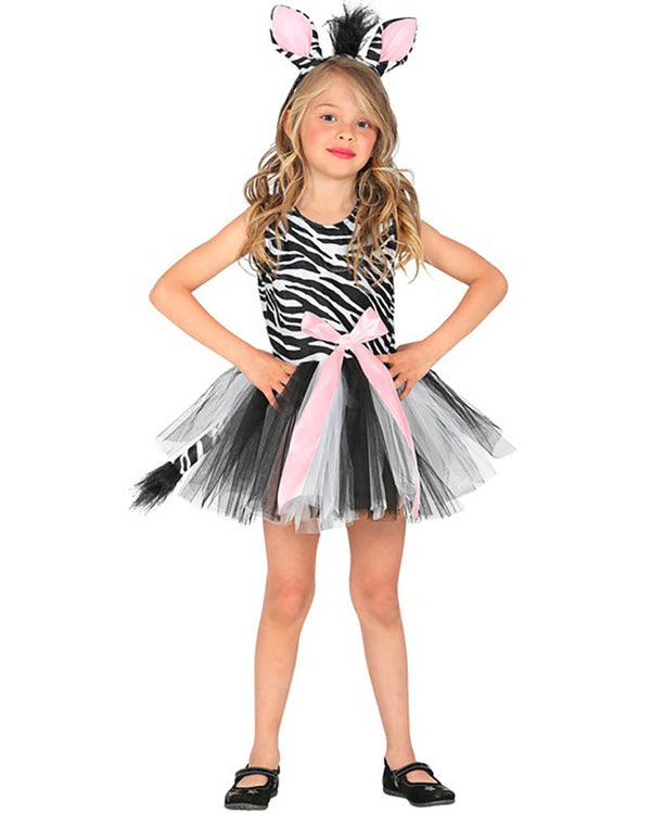 Zebra Tutu Girls Costume