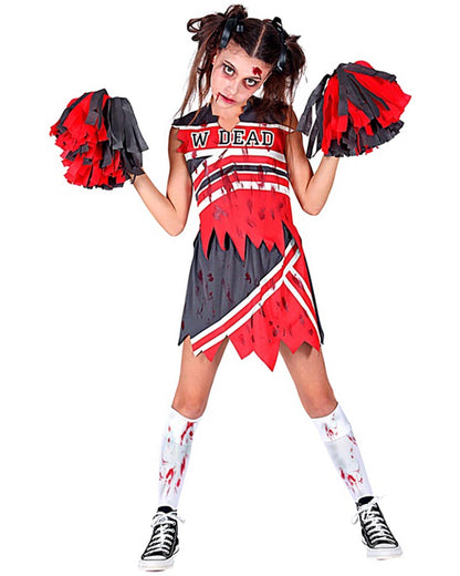 Zombie Cheerleader Girls and Teens Costume