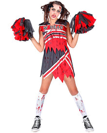 Zombie Cheerleader Womens Halloween Costume