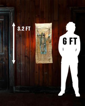 Zombie Door Hanger Animatronic 1m