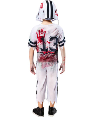 Undead Zombie Football Player Boys Costume