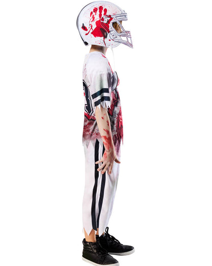 Undead Zombie Football Player Boys Costume