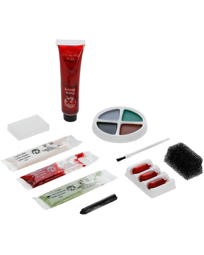 Zombie Latex And Face Paint Kit