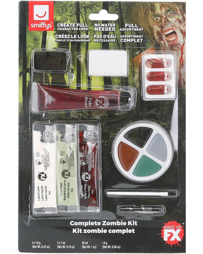 Zombie Latex And Face Paint Kit
