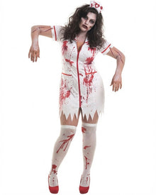 Zombie Nurse Womens Plus Size Halloween Costume