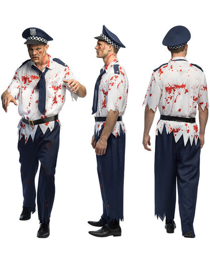 Zombie Police Walker Mens Halloween Costume