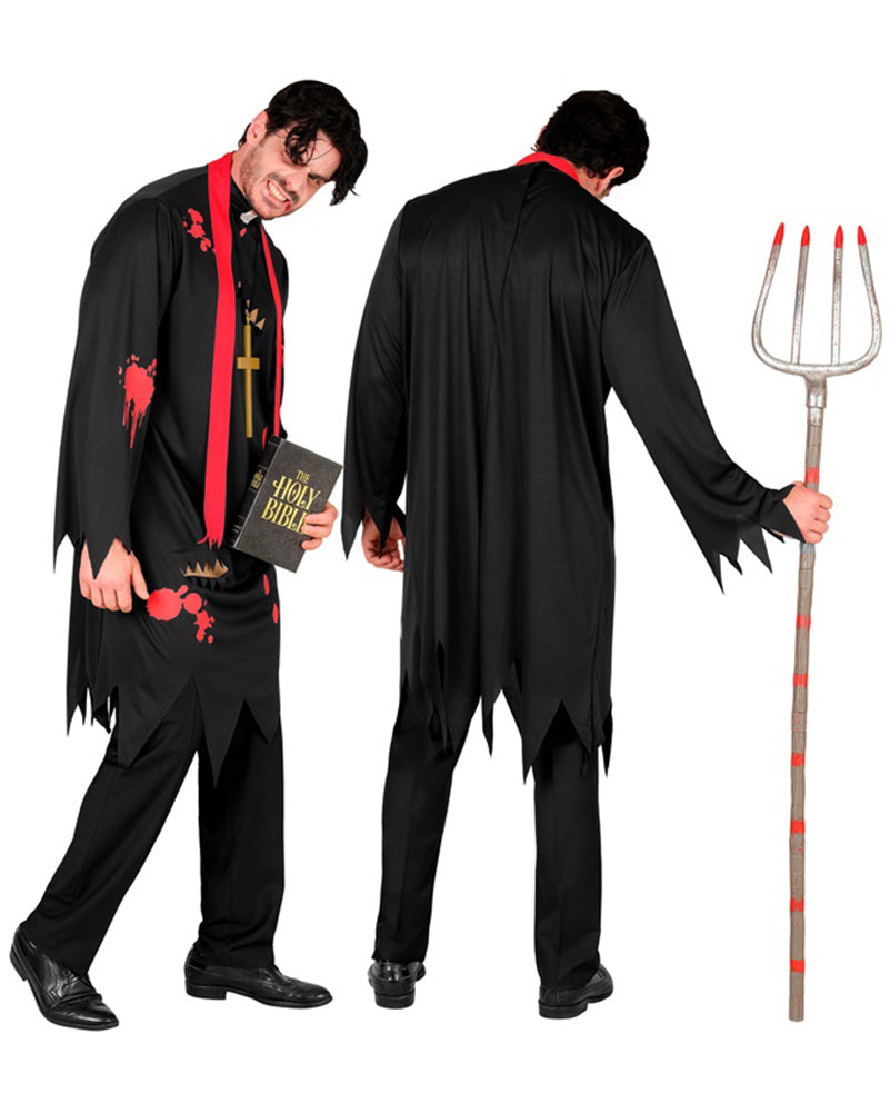Blooded Zombie Priest Mens Costume