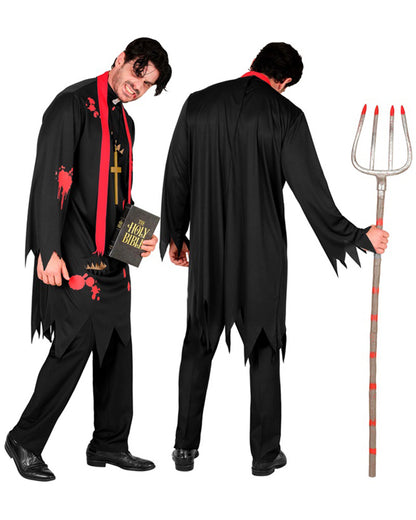 Blooded Zombie Priest Mens Costume