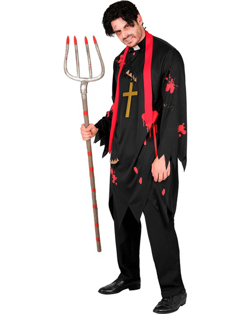 Blooded Zombie Priest Mens Costume