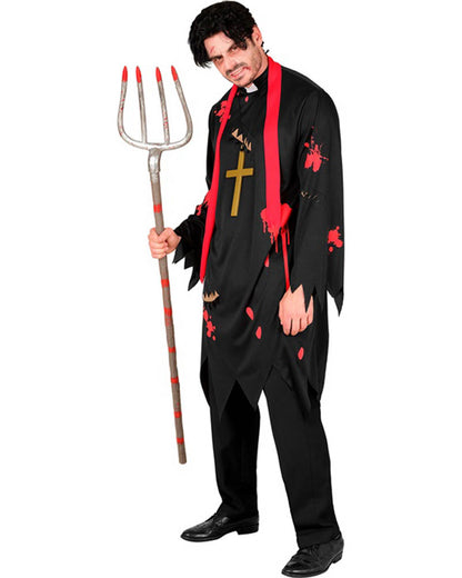 Blooded Zombie Priest Mens Costume