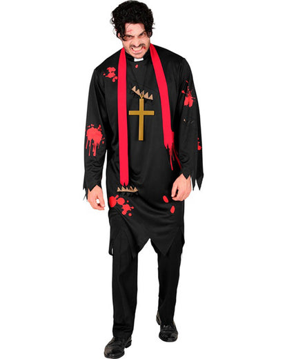 Blooded Zombie Priest Mens Costume