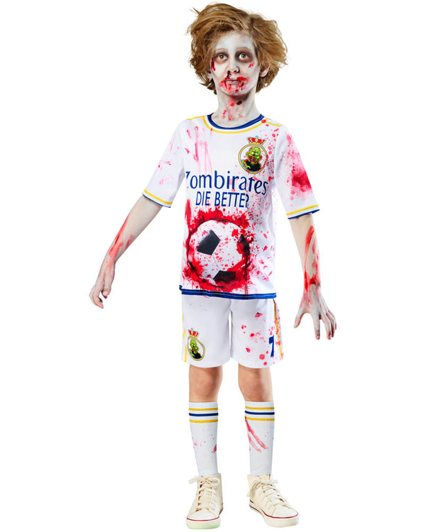 Zombie Rottenaldo Soccer Kids Costume