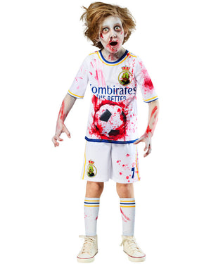 Zombie Rottenaldo Soccer Kids Costume