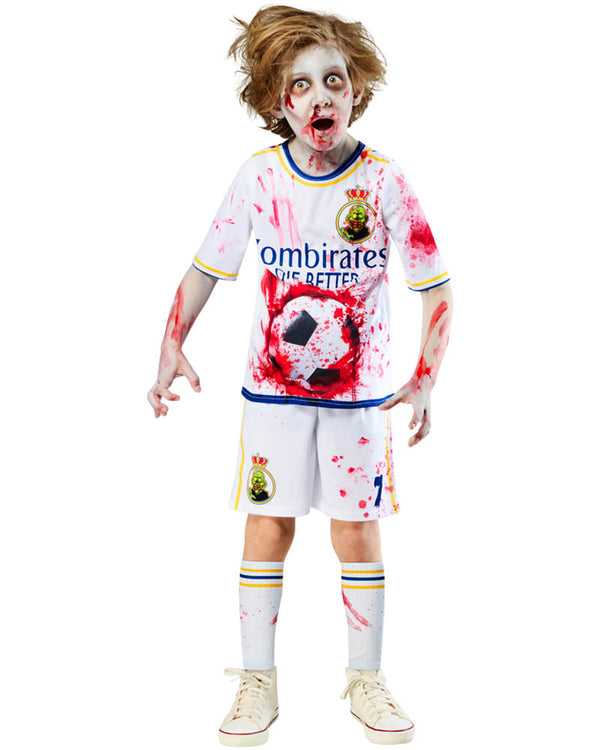 Zombie Rottenaldo Soccer Kids Costume