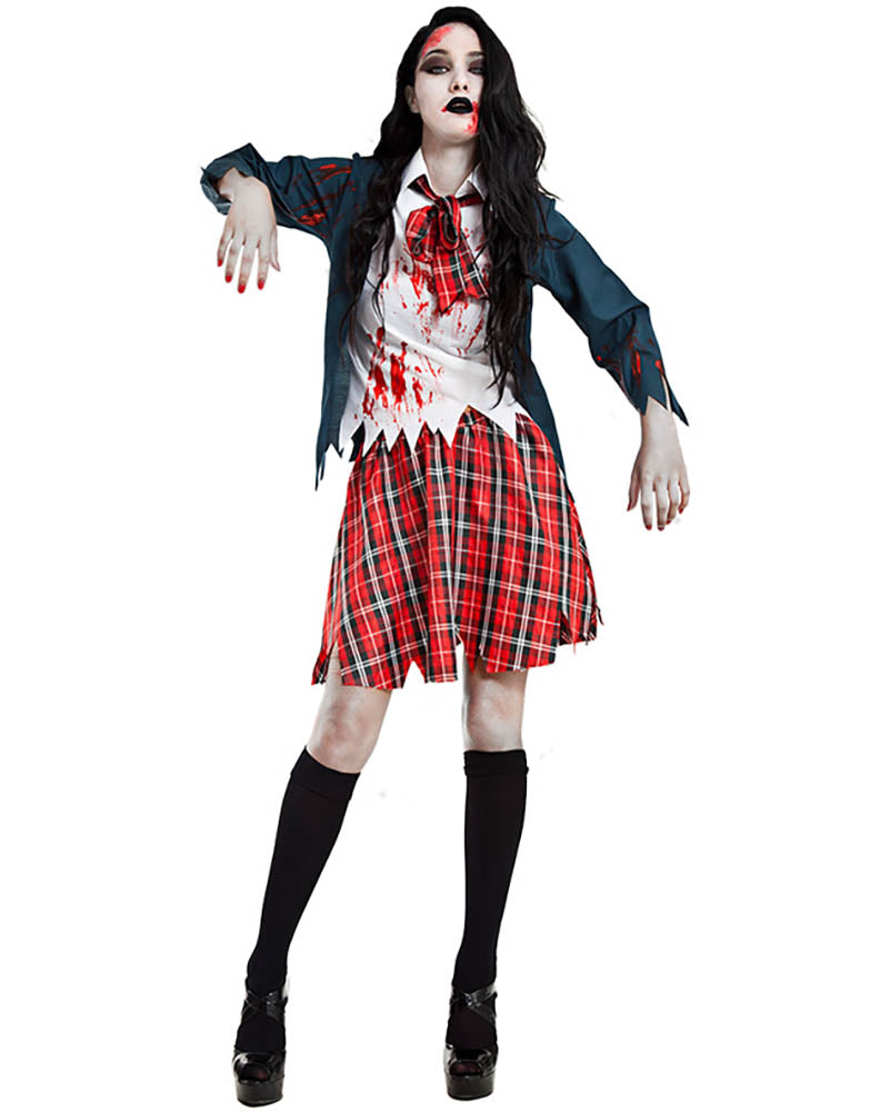 Blooded Zombie Schoolgirl Womens Costume