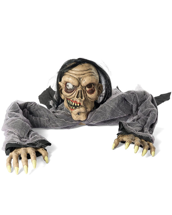 Zombie with Decayed Face Groundbreaker Animatronic