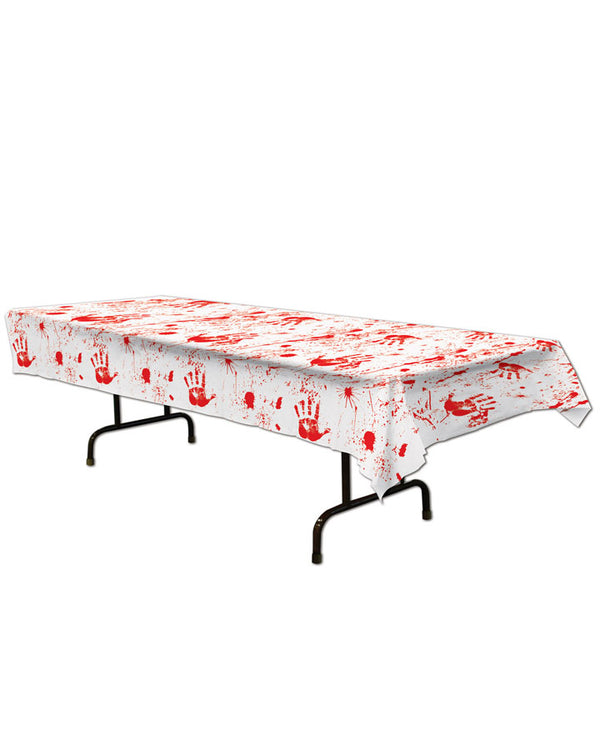 Bloody Handprints Tablecover 2.7m