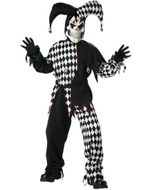 Jed The Evil Jester Boys Halloween Costume