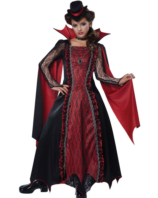 Victorian Vampira Girls Costume