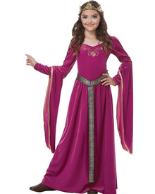 Medieval Pink Princess Girls Costume