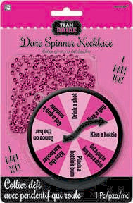 Bachelorette Party Spinning Dare Pendant