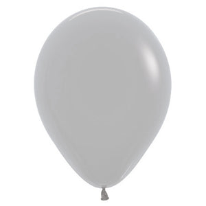 Sempertex 12cm Fashion Grey Latex Balloons 081 Pack of 50