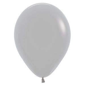 Sempertex 30cm Fashion Grey Latex Balloons 081 25PK Pack of 25