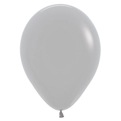 Sempertex 30cm Fashion Grey Latex Balloons 081 25PK Pack of 25